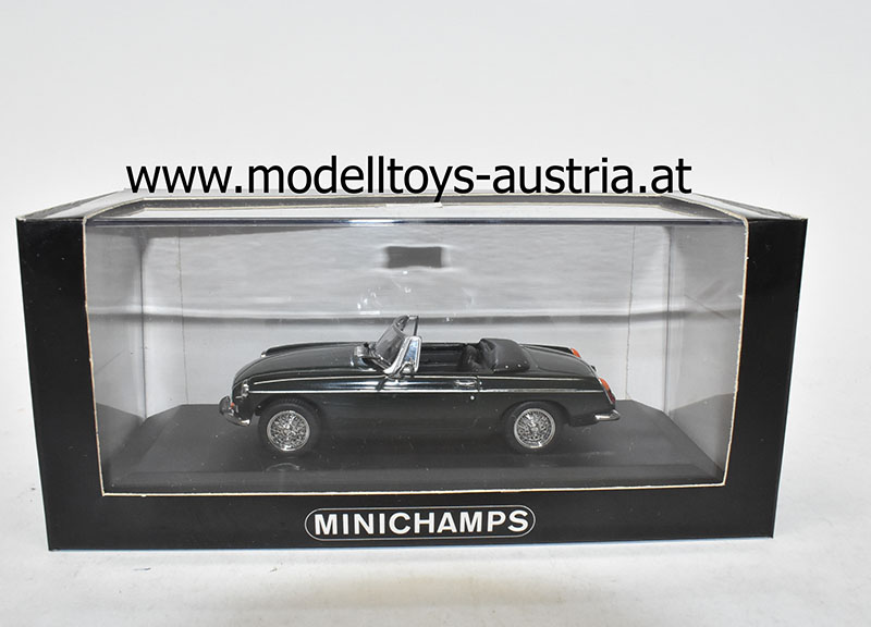 Minichamps 1962 69 MG B CABRIOLET 1/43 MGB BLACK for sale